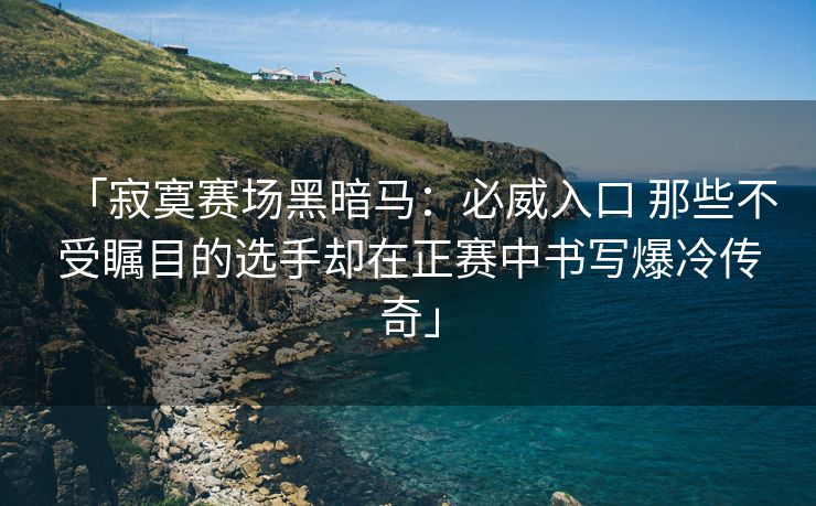 「寂寞赛场黑暗马：必威入口 那些不受瞩目的选手却在正赛中书写爆冷传奇」